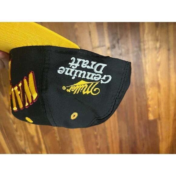 Rusty Wallace Miller Genuine Draft Black Men's Adjustable Hat - Picture 4 of 5